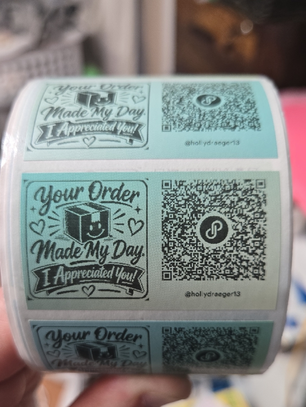 BUY NOW! Custom 100 Thermal Labels Available in Different Colors  "2.25x1.25" - Picture 5 of 16